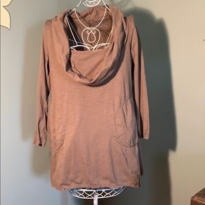 Neon Buddha Cowl Neck Tunic w/pockets